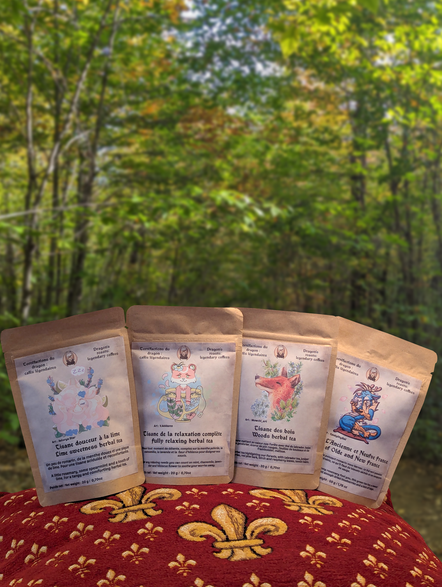Bundle four-fo-a-kind, the teas and herbal teas!