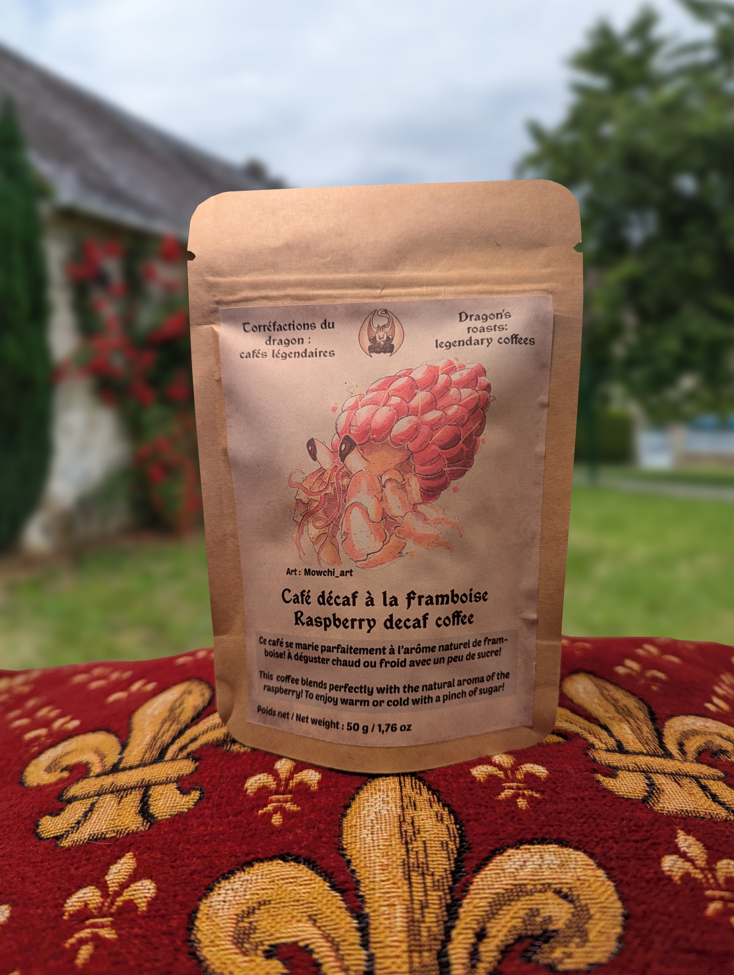 Café décaféiné à la framboise
