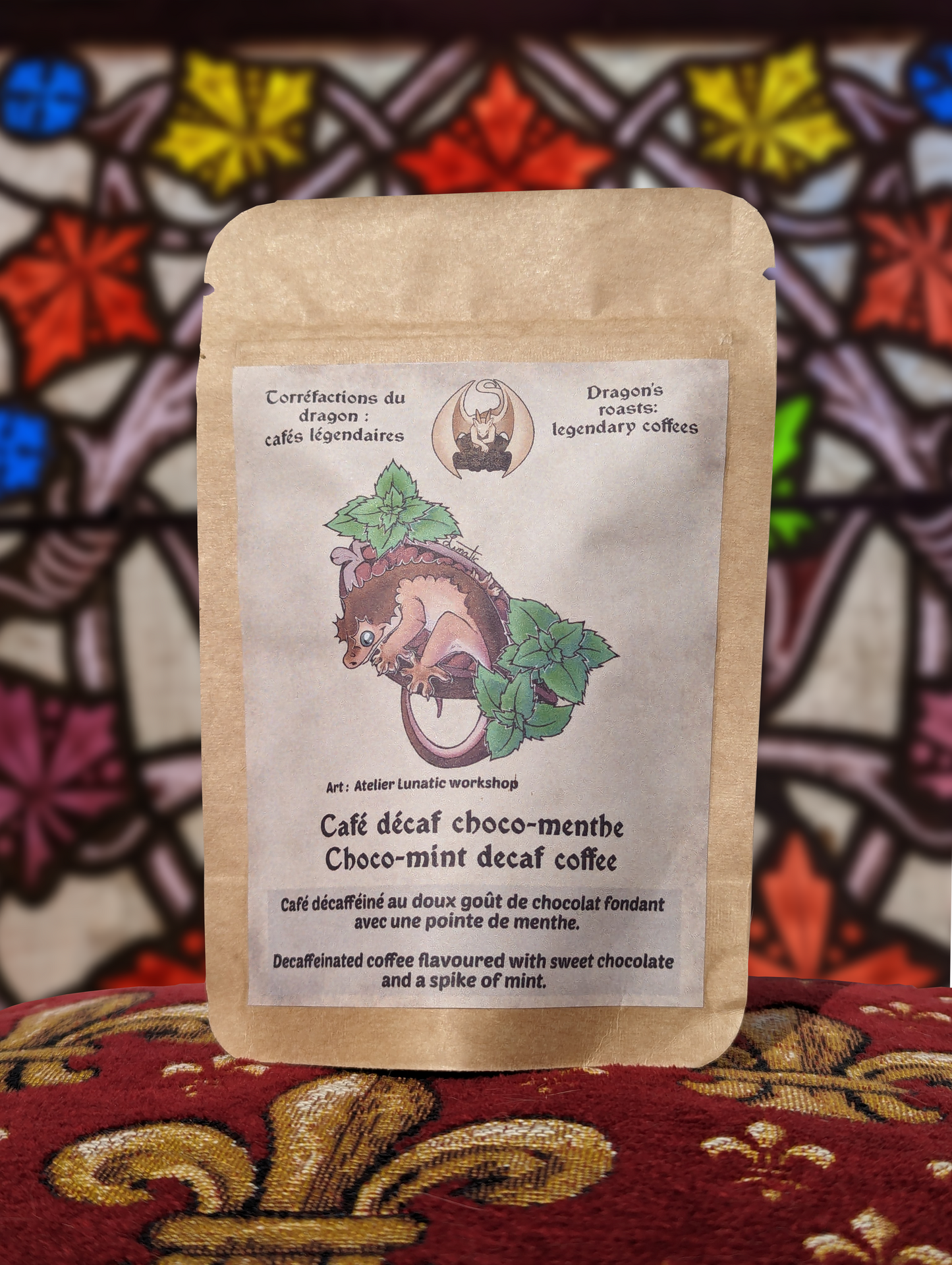 Café décaféiné choco-menthe