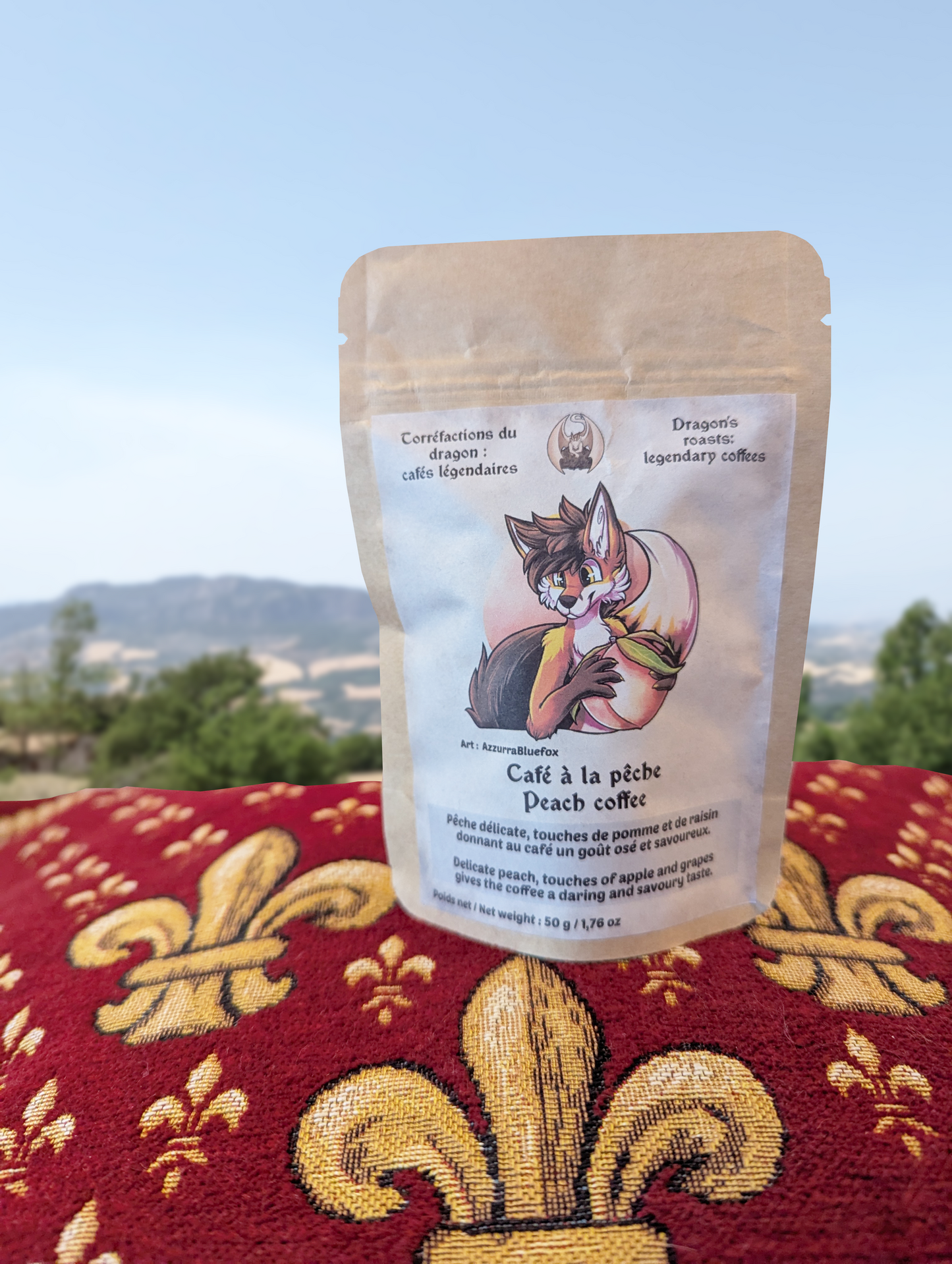 Peach coffee