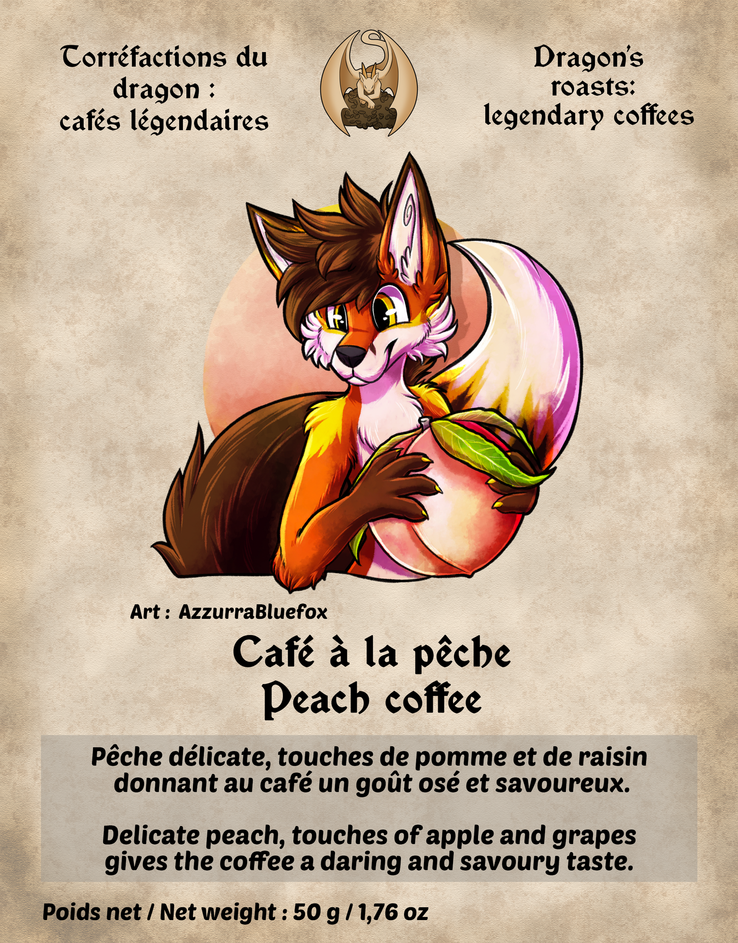 Peach coffee