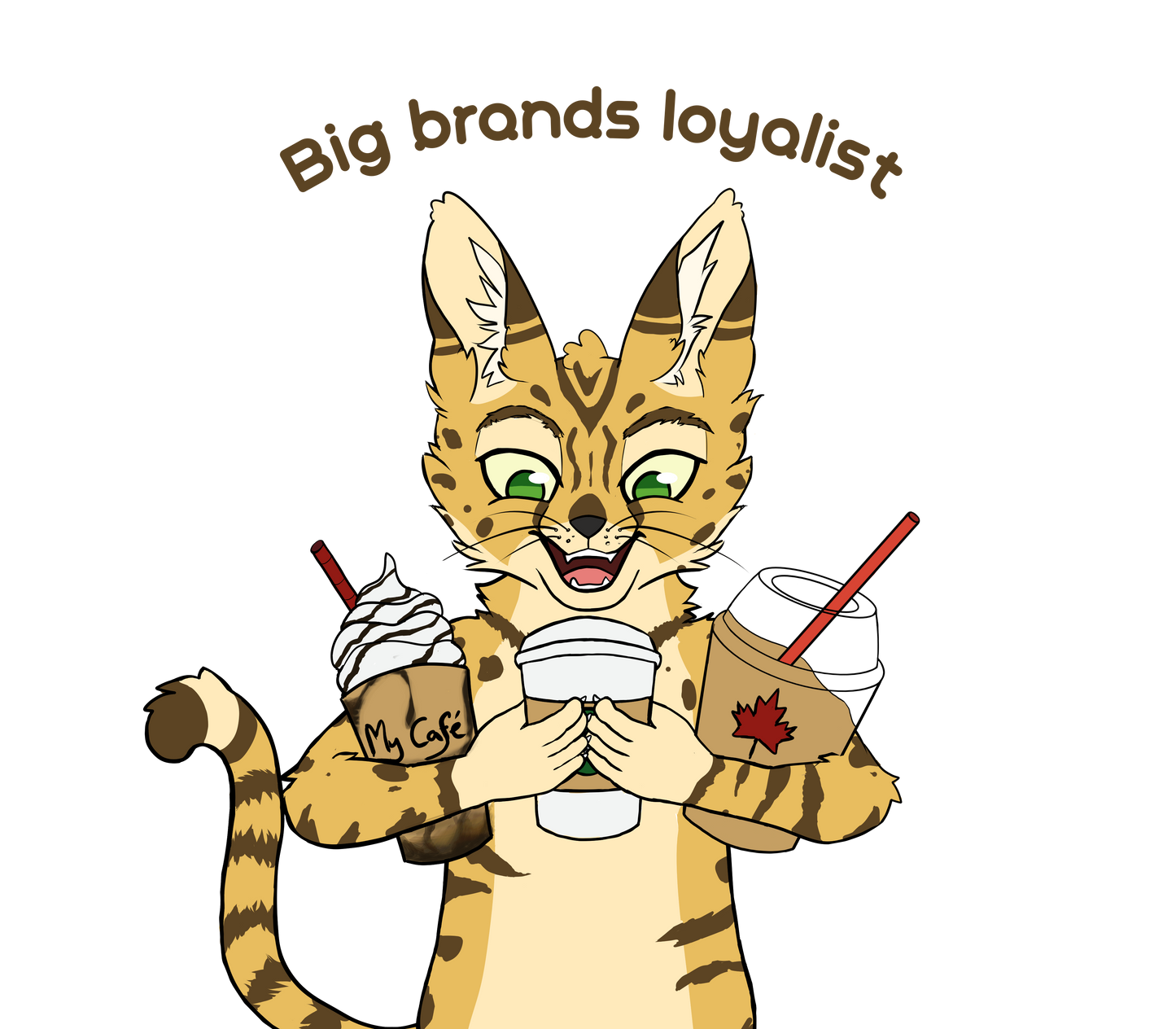 Coffee or tea stickers