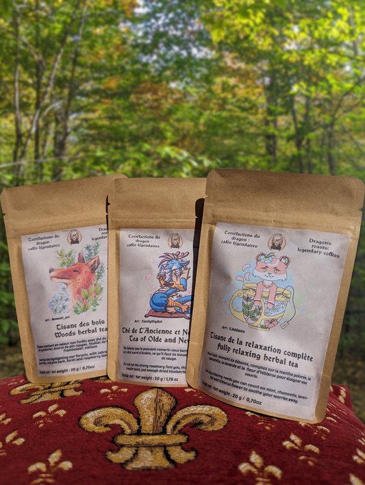 Bundle trio, the teas and herbal teas!