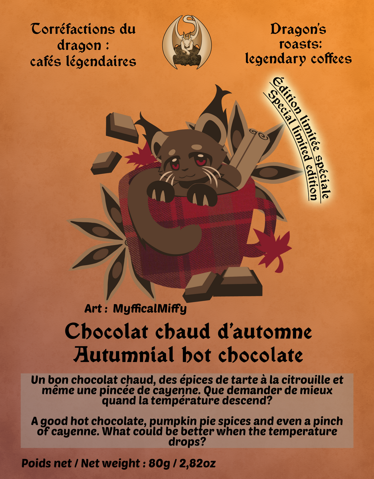 Chocolat chaud d'automne