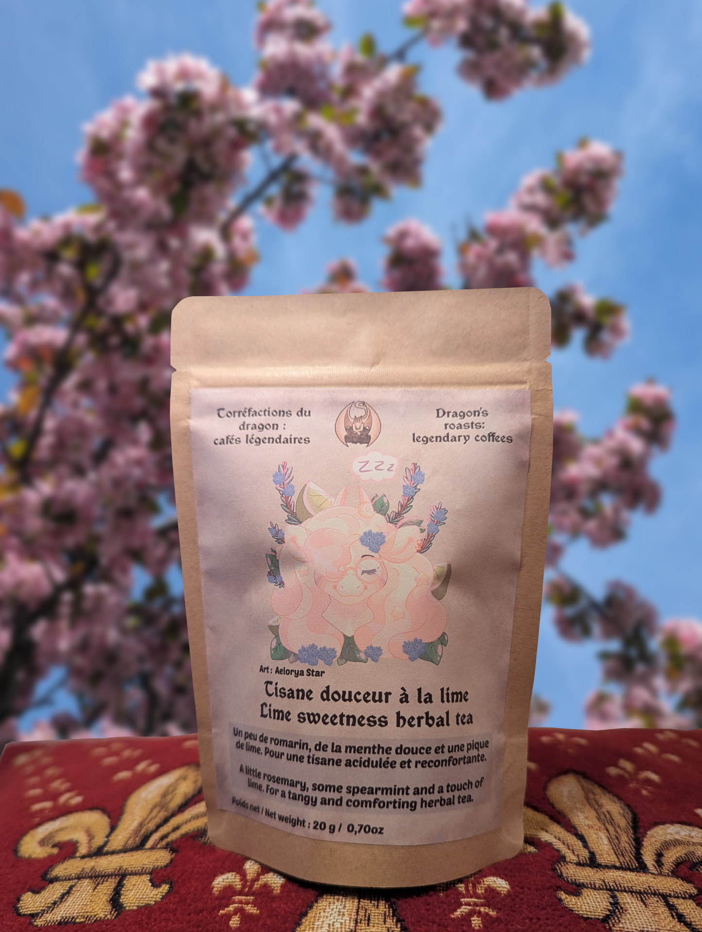 Lime sweetness herbal tea