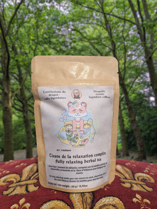 Fully relaxing herbal tea
